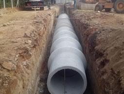 Infraestrutura Tubulações - Poli Terraplanagem